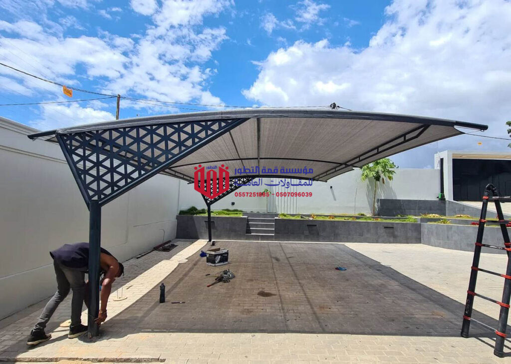 تركيب مظلات سيارات كابولي 