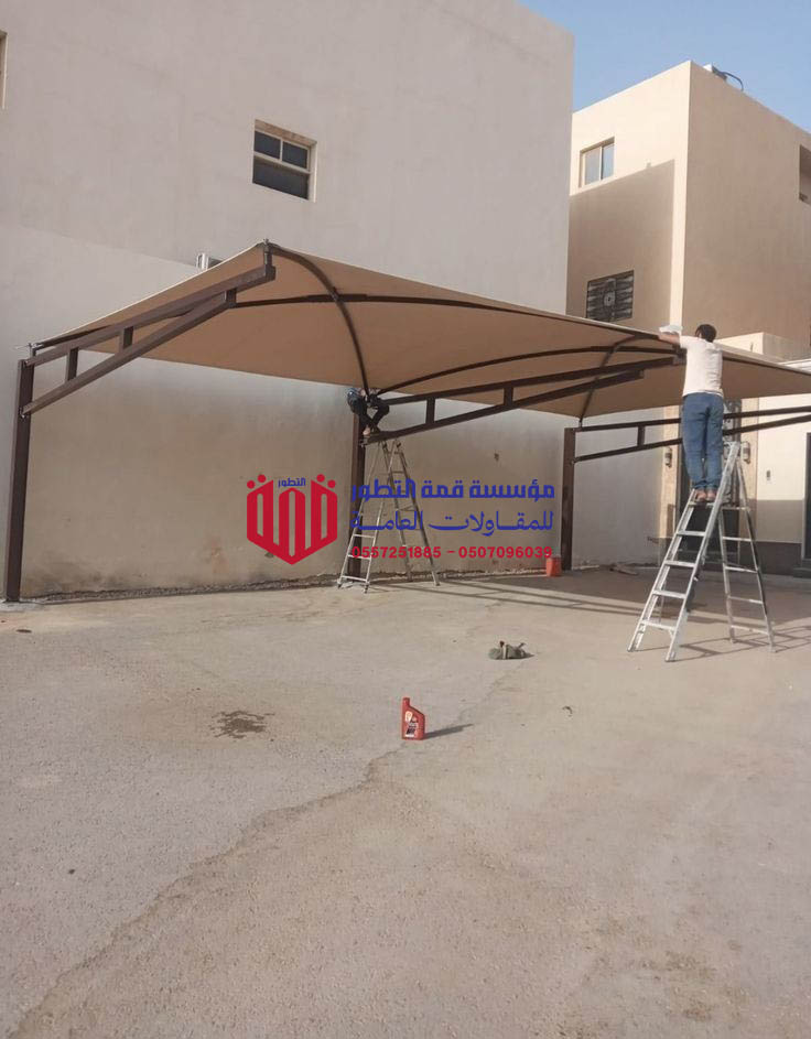 تركيب مظلات سيارات اكس