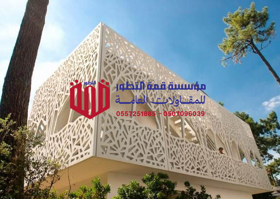 تركيب واجهات حديد قص ليزر