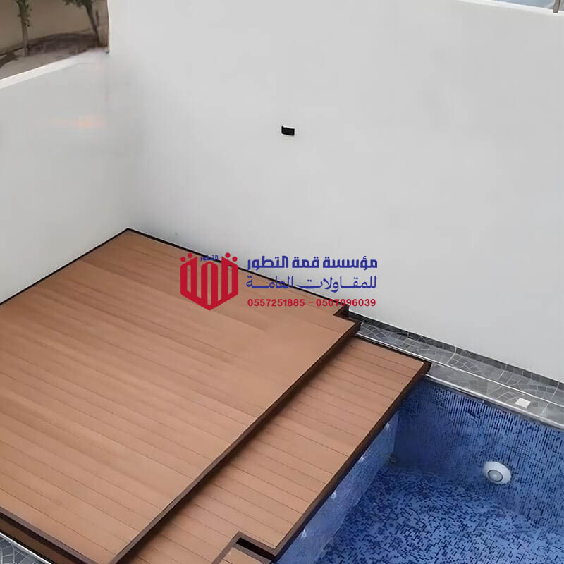 اسعار تغطية مسابح بديل خشب