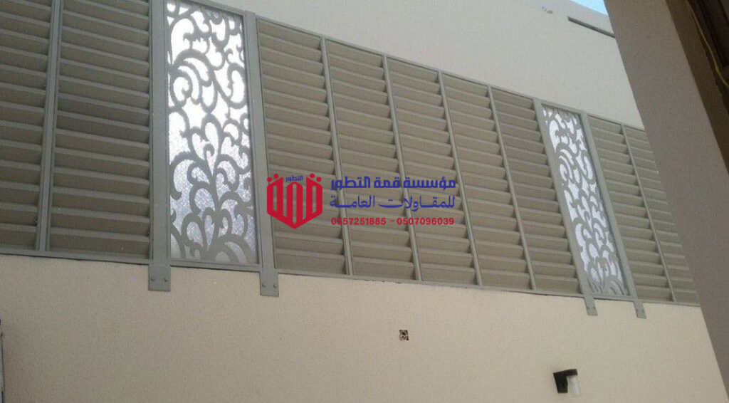 تركيب سواتر بلاستيك شرائح