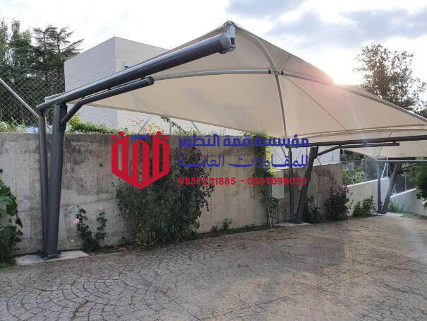 تركيب مظلة سيارة اكس