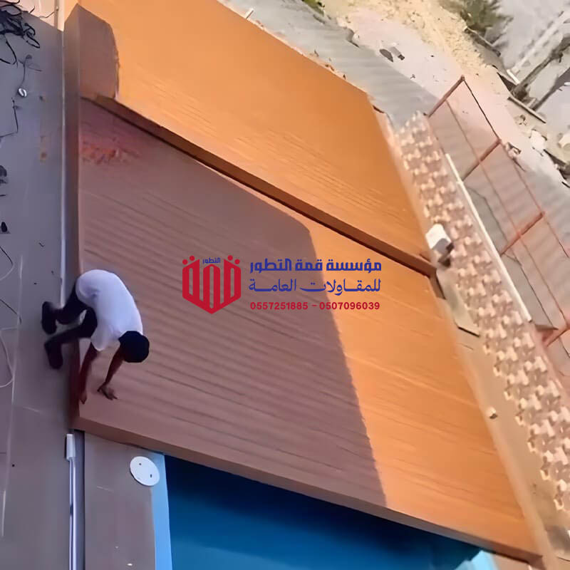 تغطية مسابح بديل الخشب