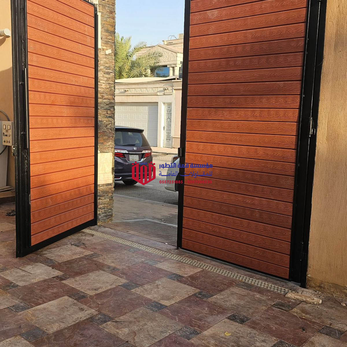 تلبيس ابواب بديل الخشب