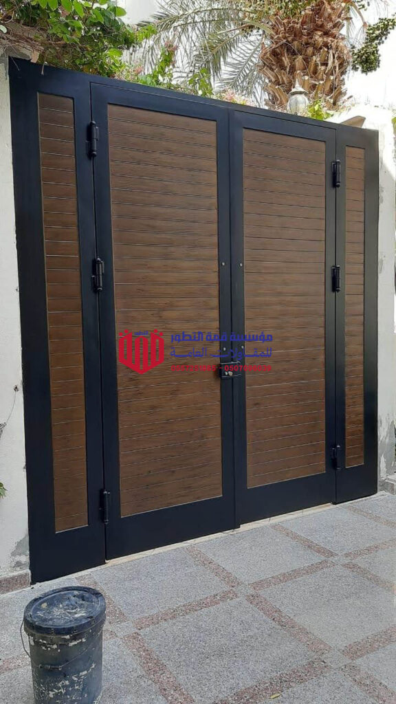 تلبيس باب بديل خشب