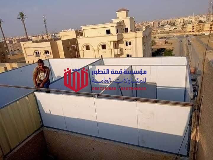 خطوات تركيب ملاحق ساندوتش بانل