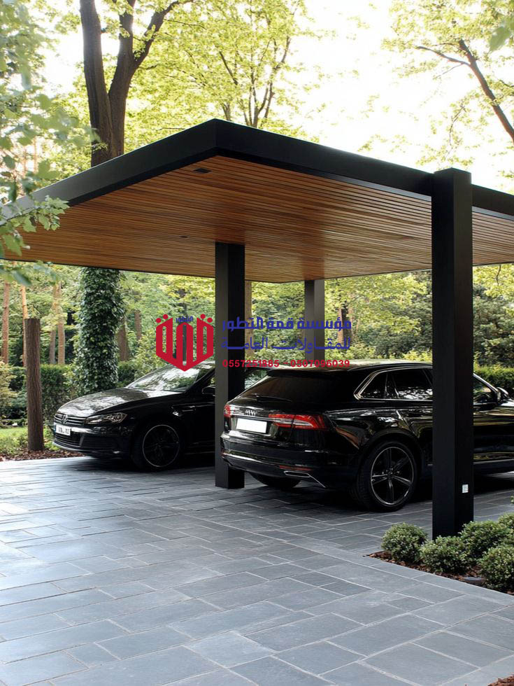 مظلات سيارة بديل الخشب